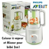 Cuiseur à vapeur et Mixeur pour bébé 2 en 1 – Avent Philips