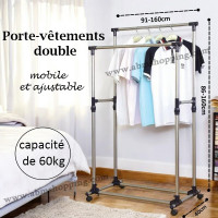 autres-meubles-porte-vetements-double-mobile-et-ajustable-bordj-el-kiffan-alger-algerie