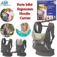 منتجات-الأطفال-porte-bebe-ergonomic-hoodie-carrier-infantino-برج-الكيفان-الجزائر