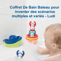 Jouet Coffret de Bain Bateau pour bébé – Ludi