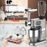 Robot pâtissier multifonction 3en1 1000W CONTINENTAL EDISON