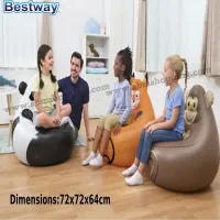 Pouf gonflable Fox 72 x 72 x 64 cm | Bestway