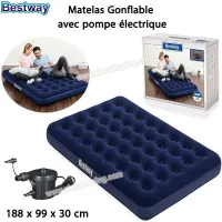 Matelas Gonflable avec pompe électrique_Bestway