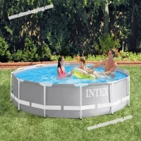 Piscine Ronde 366*76 cm à cadre métallique  Intex (F) 