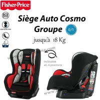 Siège Auto pour bébé Cosmo Groupe 0/1 | Fisher Price