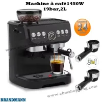 Machine à café1450W,19bar,2L|BRANDMAN