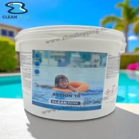 Chlore Action 10 poudre 5kg | Clean pool