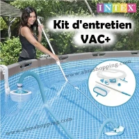 Kit Epuisettes et Aspirateur de fond pour piscine VAC+ | INTEX