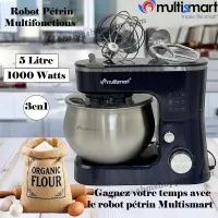 Robot Pétrin Multifonctions 5L,1000W | Multismart