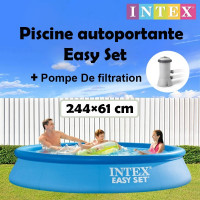 jouets-piscine-autoportante-easy-set-24461-cm-avec-pompe-de-filtration-intex-bordj-el-kiffan-alger-algerie