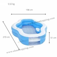 Piscine gonflable chaise 270x198x51cm| Bestway