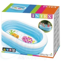 Piscine ovale 163 x 107 x 46 cm- INTEX حوض سباحة بيضوي الشكل