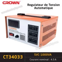 Stabilisateur, Régulateur de tension automatique 1000VA | Crown