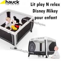 Lit Play N Relax Disney Mickey pour enfant _ Hauck
