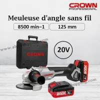 Meuleuse d angle sans fil 20V | CROWN