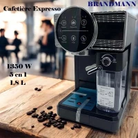 Cafetière Expresso Multi-Capsules 5 en 1- 1350 W | BRANDMANN ( Facturation Disponible )