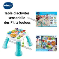 Table d'activités sensorielle des Ptits loulous