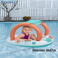 Bouée barque toie comfort plush 84x67cm | Bestway