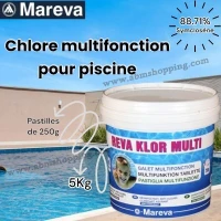 Chlore Multifonction pour piscine | Mareva