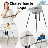 Chaise haute à manger pour bébé Lopa (F) 