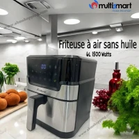 Friteuse Numérique Sans Huile 6L 1500W | Multismart