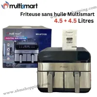Friteuse sans huile Multifonction Multismart 9L double bac  2400W