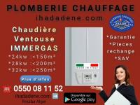 construction-travaux-chaudiere-murale-immergas-28-kw-et-32-a-ventouse-made-in-italy-rouiba-alger-algerie