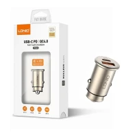 Mini chargeur allume cigare de voiture en alliage de zinc 30 W ULTRA LDNIO C506Q شاحن ولاعة السجائر