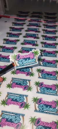 Impression sticker autocollant