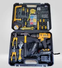 Visseuse à percussion 36v  Double batterie lithium   dewalt avec accessoires 45 pièces  