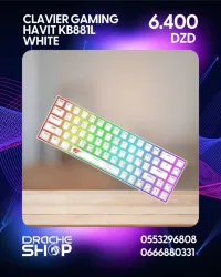 CLAVIER GAMING Havit KB881L White