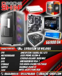 Config Ryzen5 5600G 16GB RAM 256GB SSD