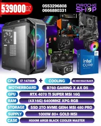 Config I7 14700K + AC 622 Halo RTX 4070TI Super 16GB RAM 4X16GB DDR5 SSD NVME 2Tb