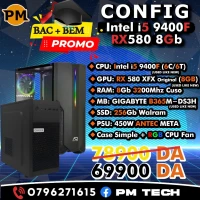 PROMO BEM+BAC PC GAMER i5 + RX 580