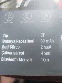 Wireless sport headset Du B281/B282
