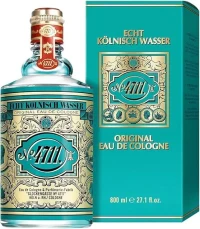 Eau de Cologne 4711 Bottle Molanus Muelhens Original 800 ML - Made in Germany