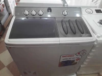 Machine a laver Maxwell Semi Auto. 12 Kg Blanc avec pompe