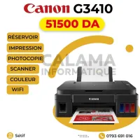 IMPRIMANTE Canon G3410 RÉSERVOIR COULEUR MULTIFONCTION WIFI