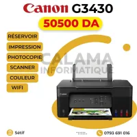 IMPRIMANTE Canon G3430 RÉSERVOIR COULEUR MULTIFONCTION WIFI