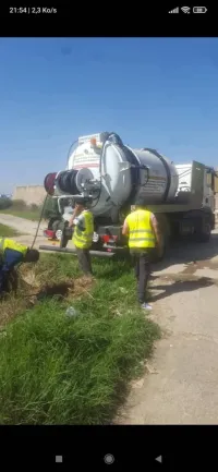 Camion débouchage vidange nettoyage 
