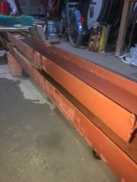 5 fers H 120x60 . Longueur 6m . Tres bon état 