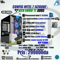 CONFIG PC INTEL CORE I7 14700KF AVEC RTX 5060TI 8GB ZOTAC GAMING NEW 