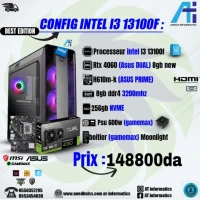 CONFIG PC INTEL CORE I3 13100F / RTX 4060 8GB ASUS DUAL NEW