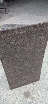 Plaque(panneau) en liége Agglomere noir expanse