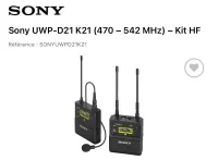 micro Hf cravate sony 