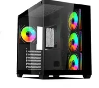 BOITIER MAGMA V5 BLACK / WHITE +7FANS ARGB