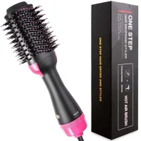 مشط حراري 2في1 لتصفيف وتجفيف الشعر  One Step Hair Dryer & Styler 2in1 Ceramic Brush