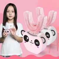 Anself Brosse à dent électrique 360 sans fil automatique pour enfant blanchiment