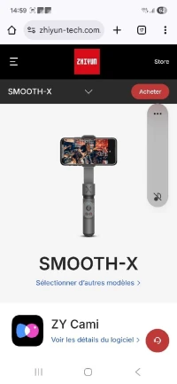 Stabilisateur smooth X édition spéciale 