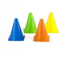 Lot De 04 Cônes Plots de Sport Multi marqueurs  Extra Souples
